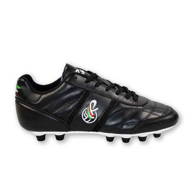 Ryal scarpe da calcio in pelle classico-toe-prot-fg